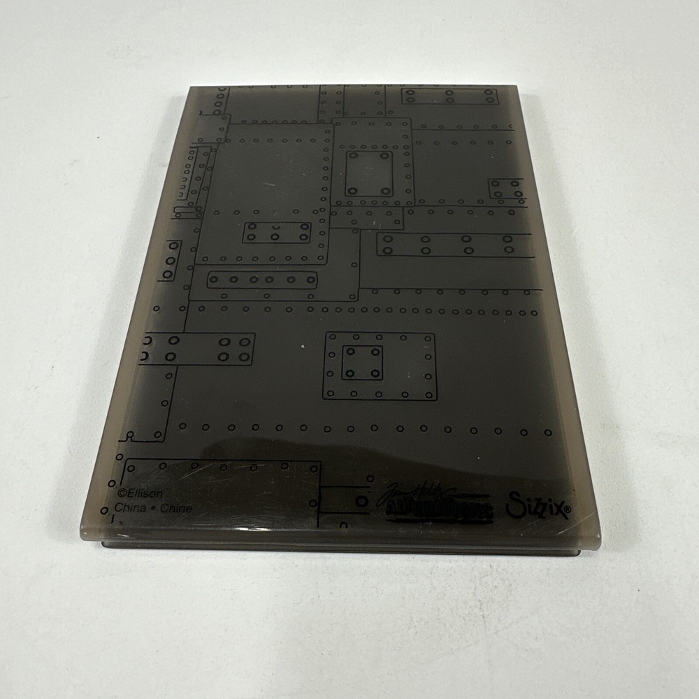 Sizzix Foundry 3d Embossing Folder #662717 Tim Holtz