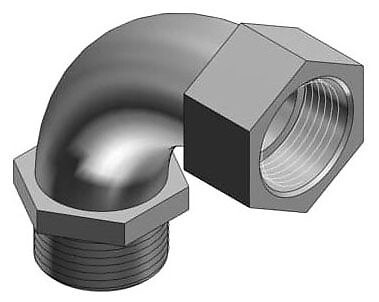 Thomas & Betts 462, Conduit Bushed Elbow, 1 Bushed 90 Elbow, 1 PC
