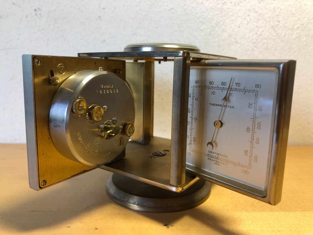 Used - Pendulette Imhof Table Clock Ref. 560/802 - Rare Vintage Table Clock