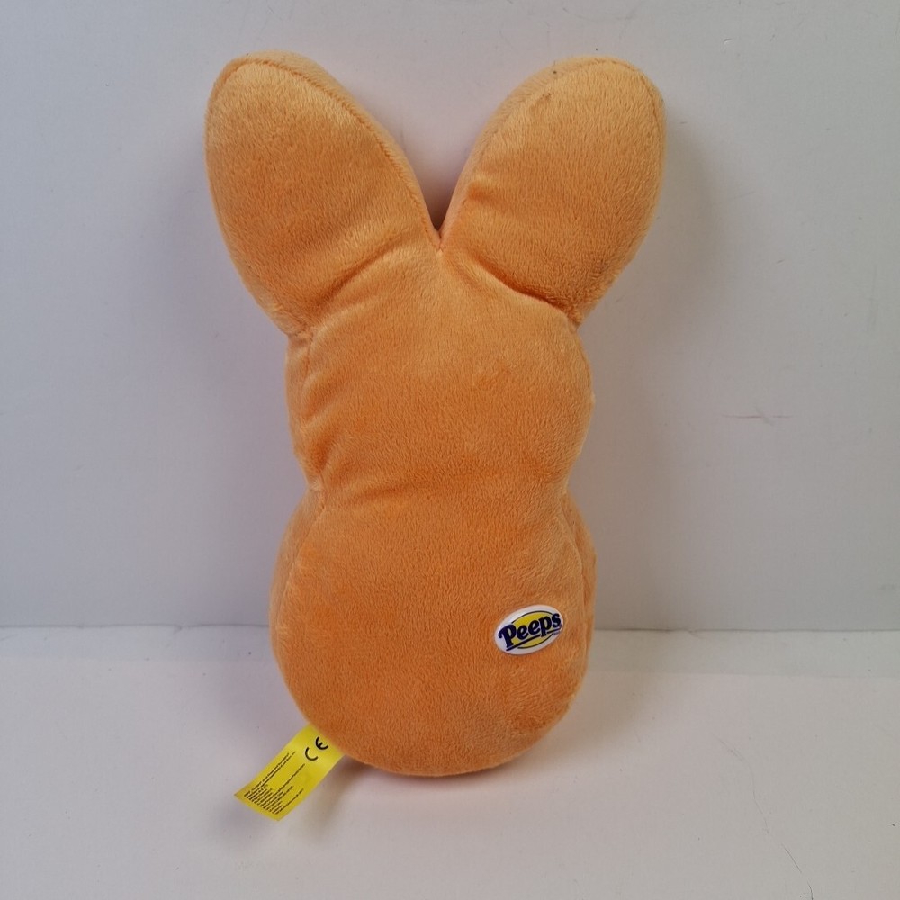 Authentic Peeps Orange 9” Stuffed Plush Easter Bunny Rabbit Soft Stuffed Animal