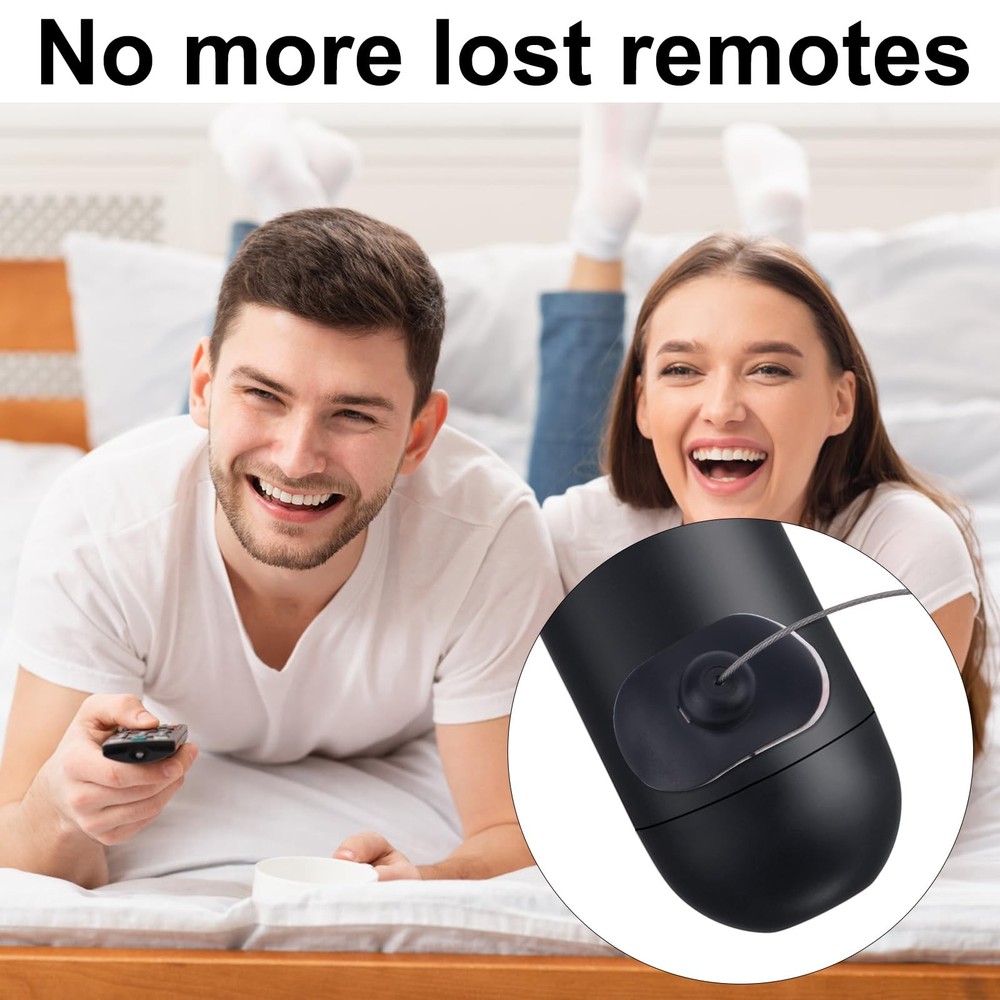 2PCS Retractable Remote Control Tether Locks 6.56ft Adjustable Security Leash