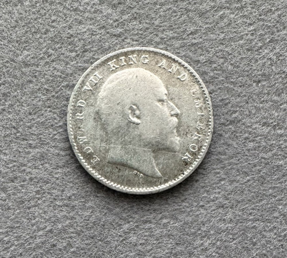 1907 Two Annas - India - King Edward VII