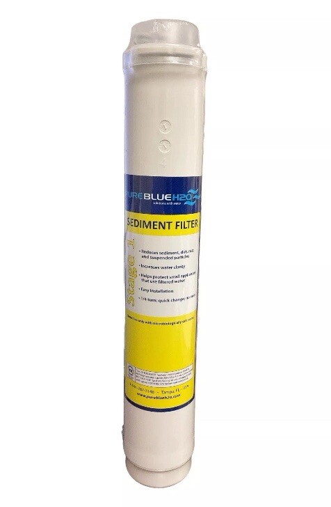 Pure Blue H2O Sediment Filter Stage 1 for Reverse Osmosis Filter *Sealed*