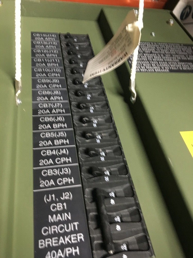 Military M40 A/P Power Distribution Circiut Breaker System Generator