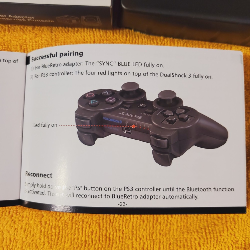 BlueRetro Wireles Controller Bluetooth Adapter for Game Cube & GC Compatable Wii