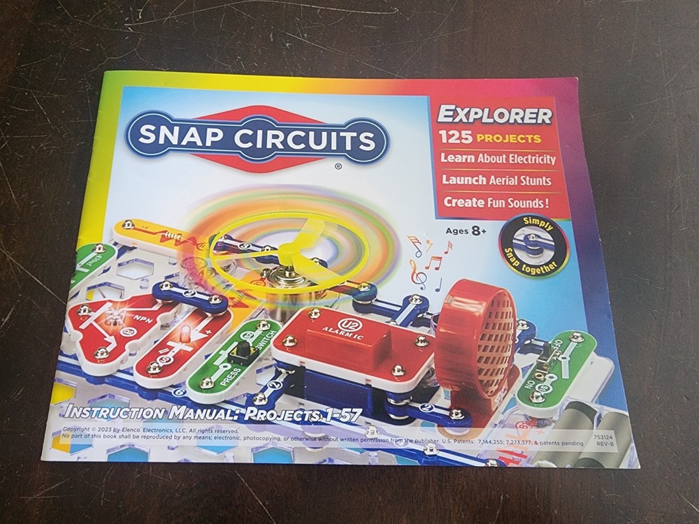 Snap Circuits Explorer Instruction Manual Only Projects 1-57