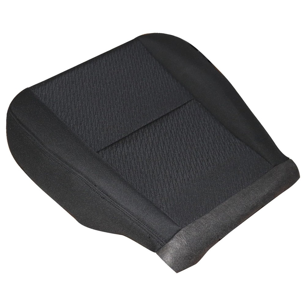 Driver Side Bottom Replacement Cloth Seat Cover Compatible with Chevy Black