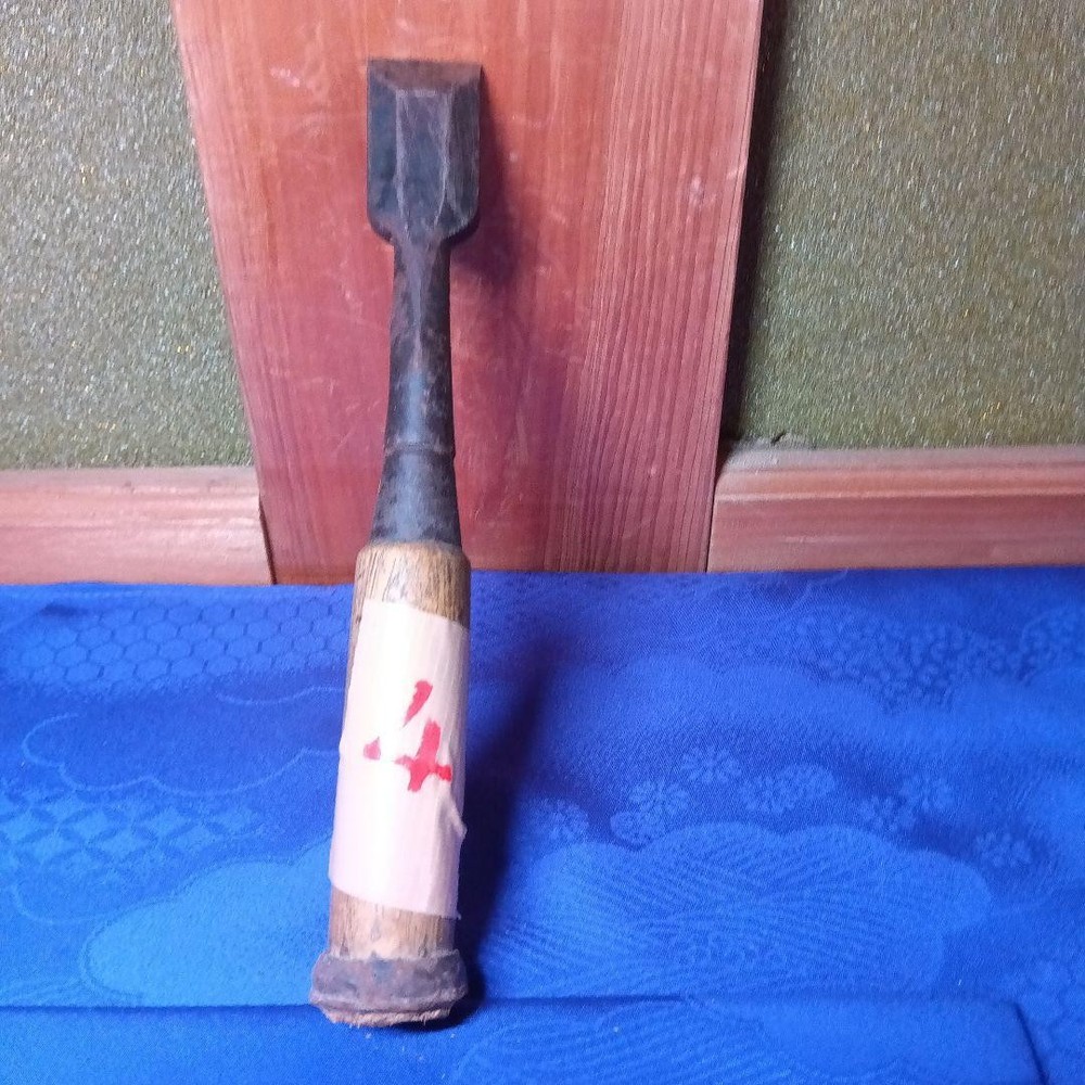 Vintage Japanese Chisel Set Tool 5 Pieces Carpentry