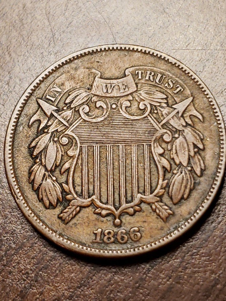 1866 2 Cent Piece