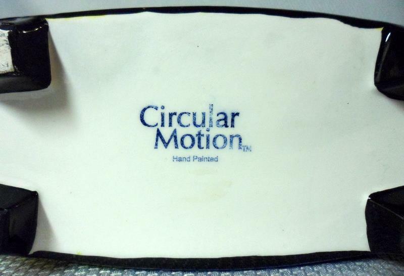 Circular Motion Britto Romero ? Style Art Pottery Pitcher