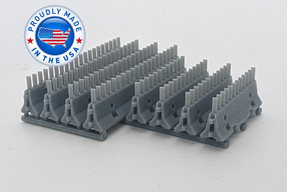 HO Scale K Rails with View Blockers