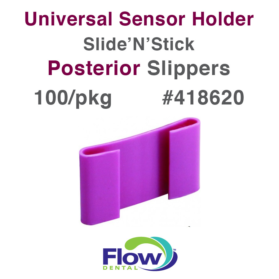 Universal Sensor Holder Posterior - Slide n Stick - 100/pkg (Flow)