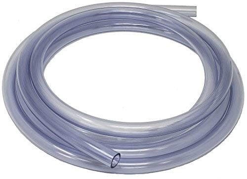 1/2inch Id X 5/8inch Od Food Grade Unreinforced Pvc Clear Vinyl Tubing 50 Ft