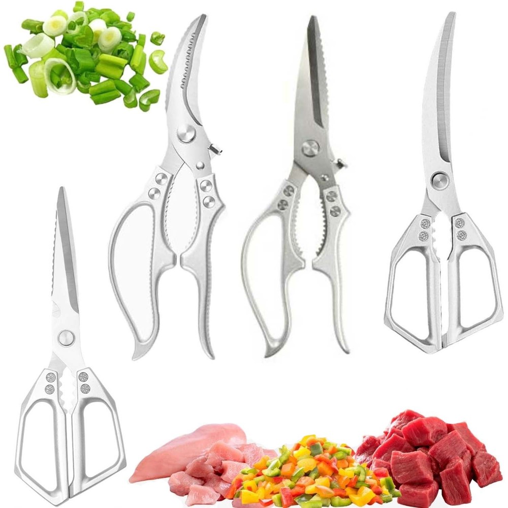 Kitchen Shears Heavy Duty Utility Stainless Steel All Purpose Sharp Scissors