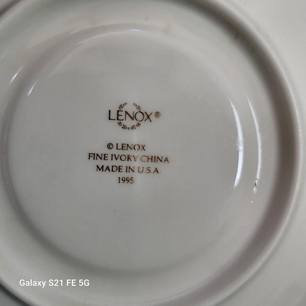 Lenox porcelain Saucer For Cup