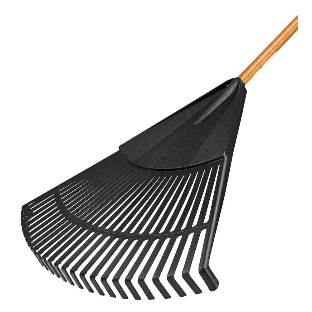 47 In. L Wood Handle 24 In. Poly Leaf Rake