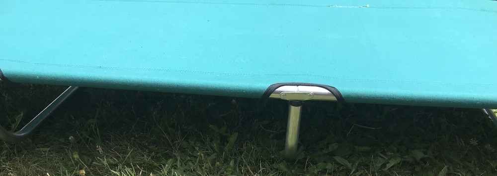 Vintage Telescope Aluminum Camp Cot 75x27”
