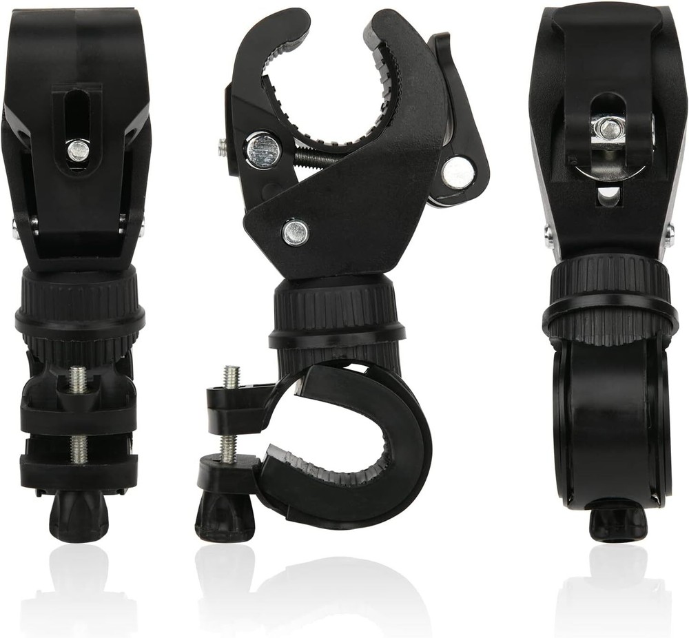 Bike Flashlight Mount Holder 90º Rotation Adjustable Bicycle Flashlight Holder
