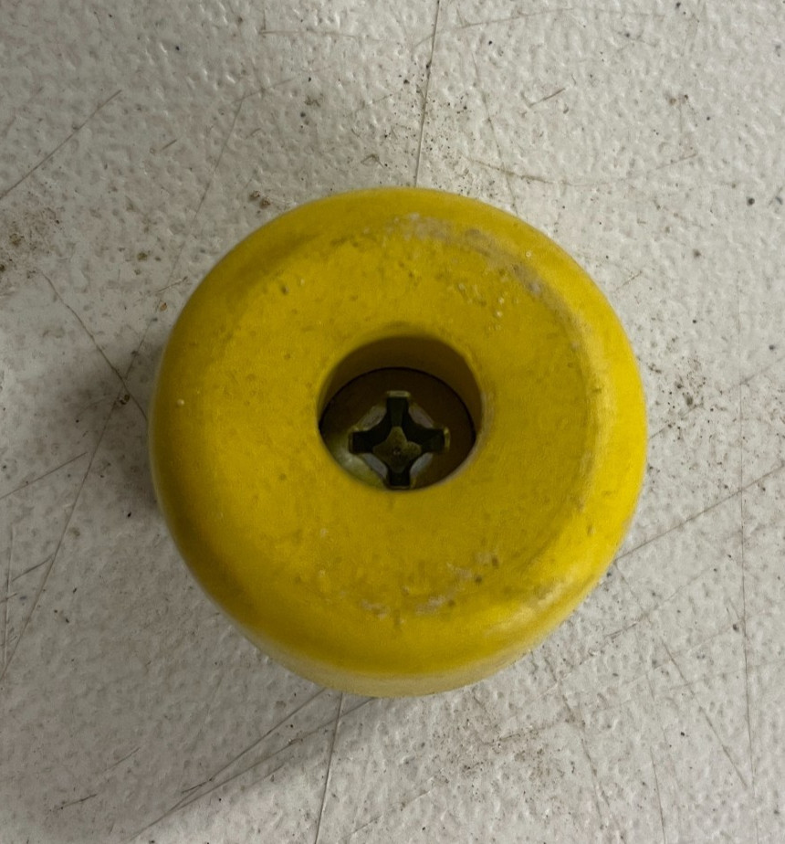 Single Vintage Roller Skating Roller Derby Skating Wheel Yellow