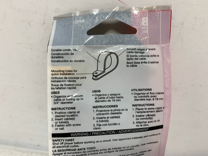 Gardner Bender PPC-1575UVB Cable Clamp 3/4" UV Black