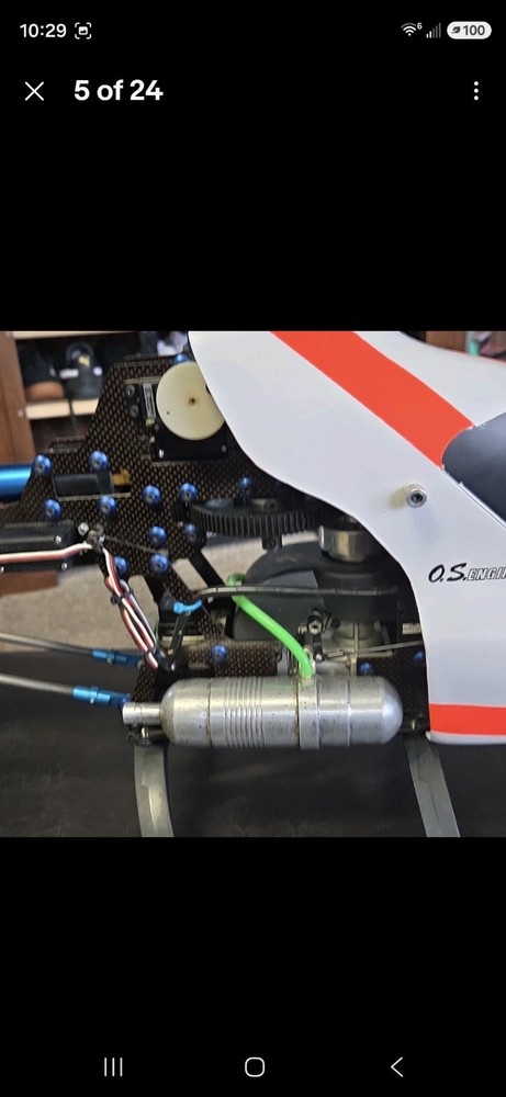 Kyosho/Quick 30 Pro Nitro/Glow 3D RC Helicopter 5 CH Flybar Carbon 550mm