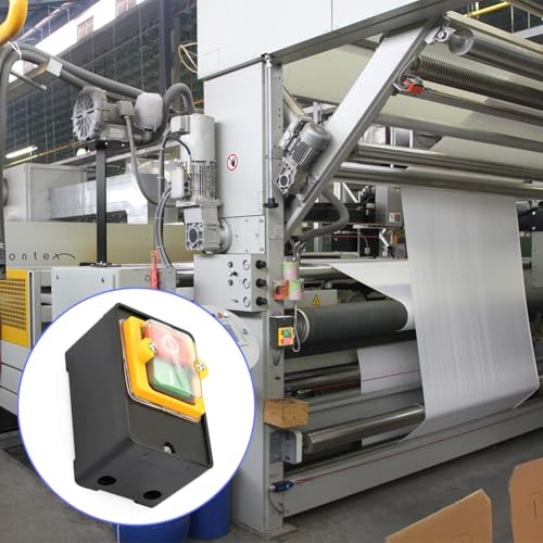 Waterproof Push Button Switch, On Off Start Stop Electric Motor Switch Box