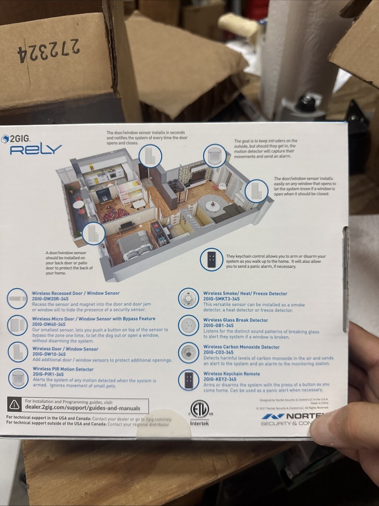 2GIG Console Keypad 2GIG-RELY-3-3ASE