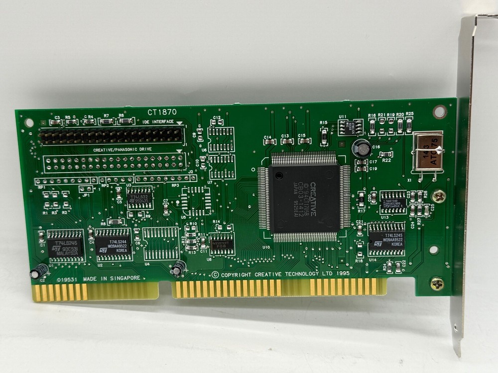 Creative Technology Labs Blaster Model CT1870 IDE CD Rom Controller Card IDE