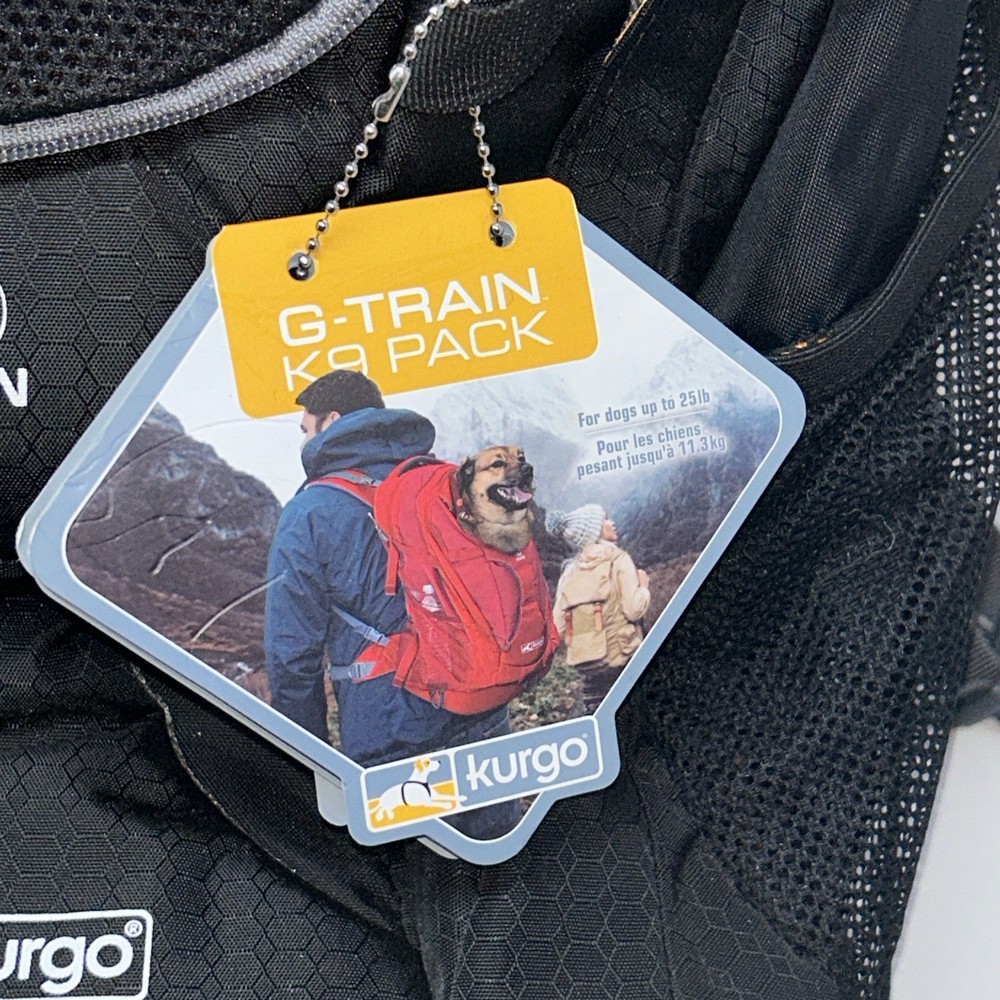 Kurgo G-Train Dog Carrier Backpack - Black