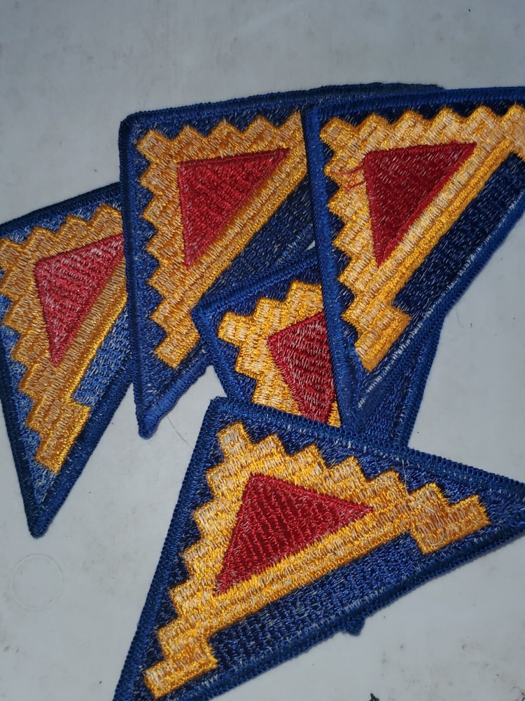 WWII US 7th Army Command Merrowed Edge Patch x1 L@@K!!!