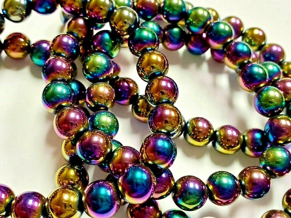 Hematite Aura Stretch Bracelet
