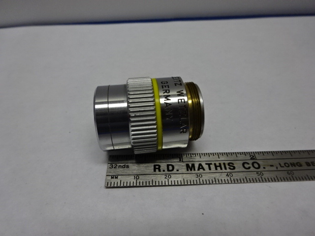 MICROSCOPE PART OBJECTIVE LEITZ GERMANY NPL 10X INFINITY OPTICS AS IS #84-24