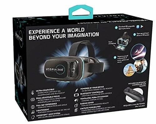 ReTrak EUVRC Utopia 360Degree Virtual Realty Headset with Bluetooth Controller