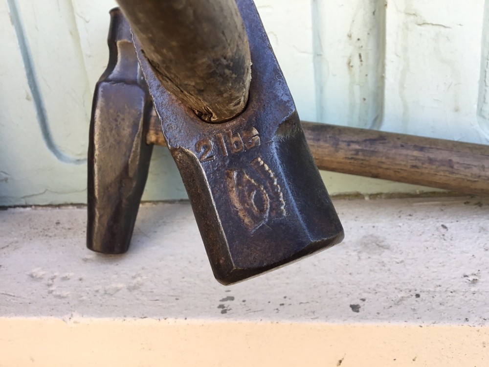 Pair Of Vintage Blacksmiths Hammers