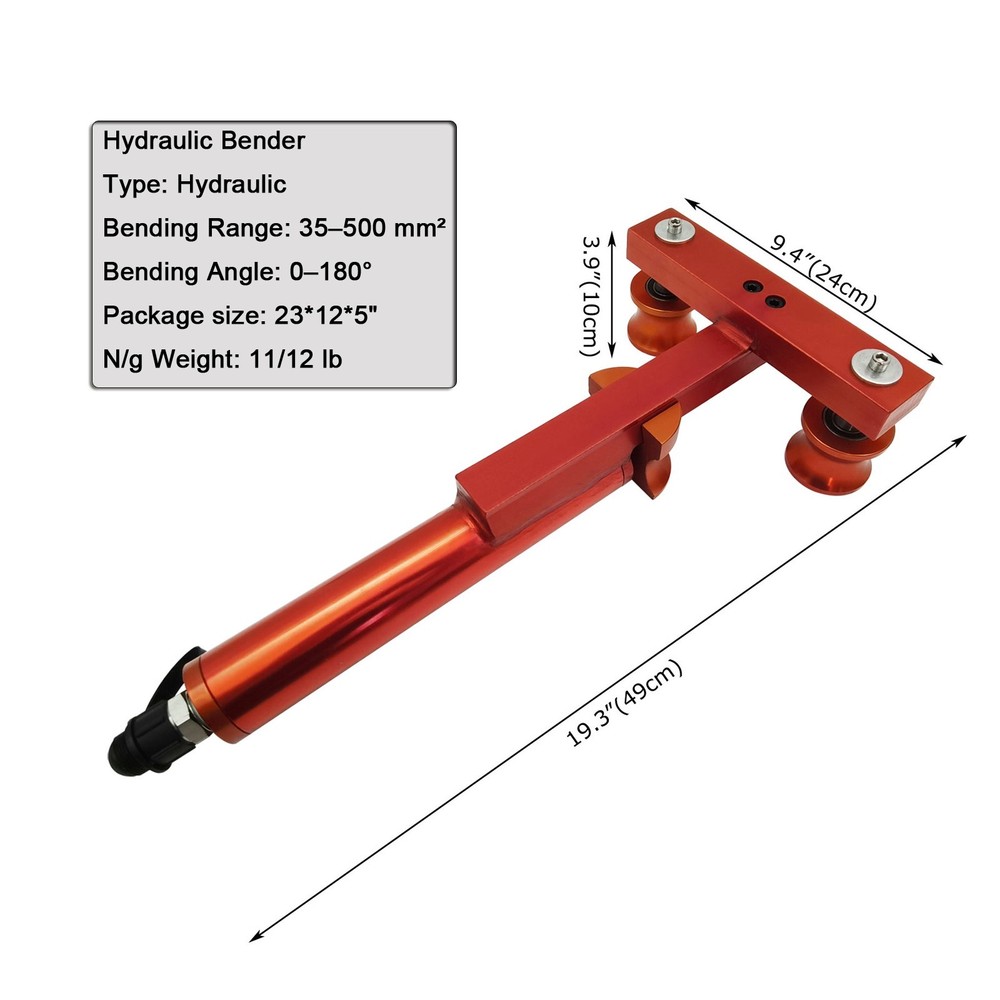 CCD Split Cable Bending Machine Wire Bending Tool (500 Square) 0-180°