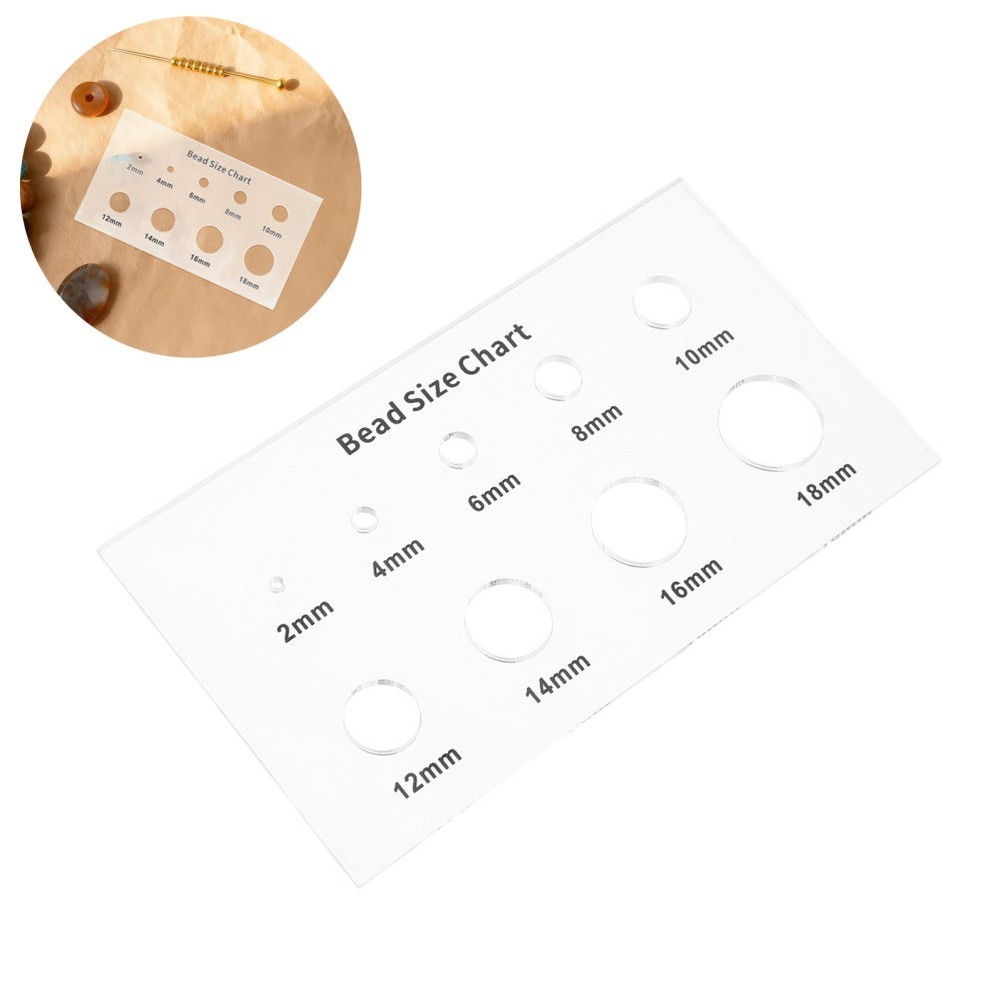 Bead Measuring Tool for Round Objects Reference Guide Measurement