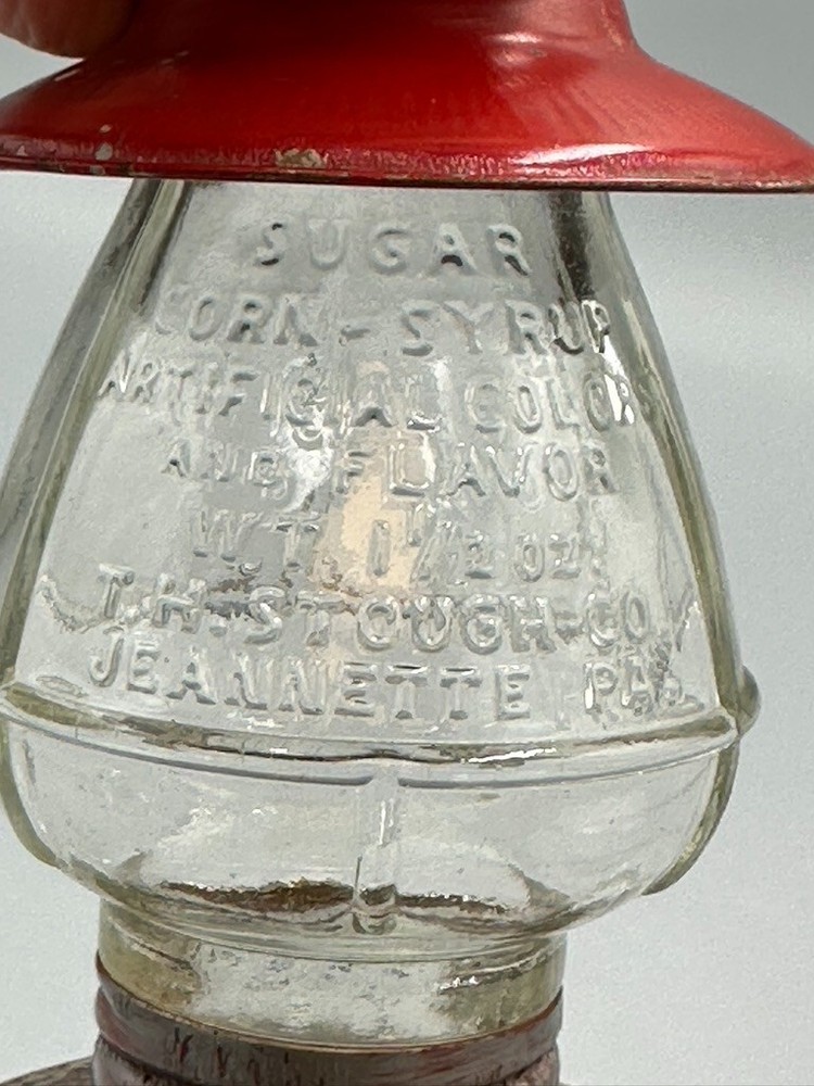 1950s Stough LANTERN Figural Glass CANDY CONTAINER A&E 447 Vintage