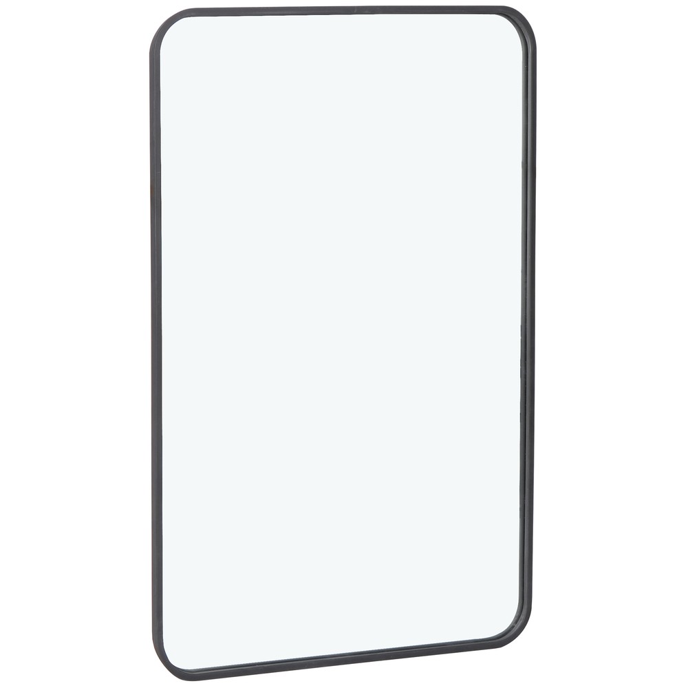24" x 36" Wall-Mounted Wall Rectangular Wall Mirror Metal Frame Bedroom Indoor