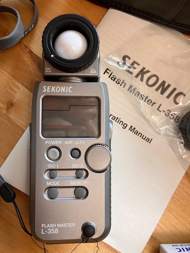 sekonic l-358 flash master light meter