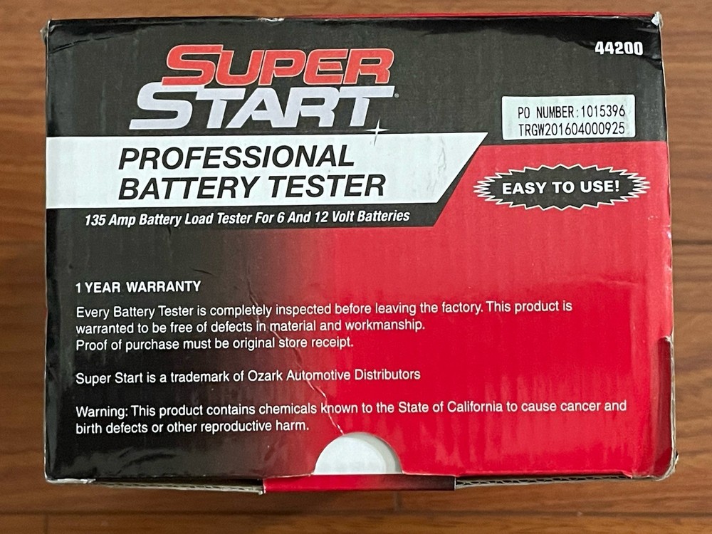 Super Start Battery Load Tester - 44200