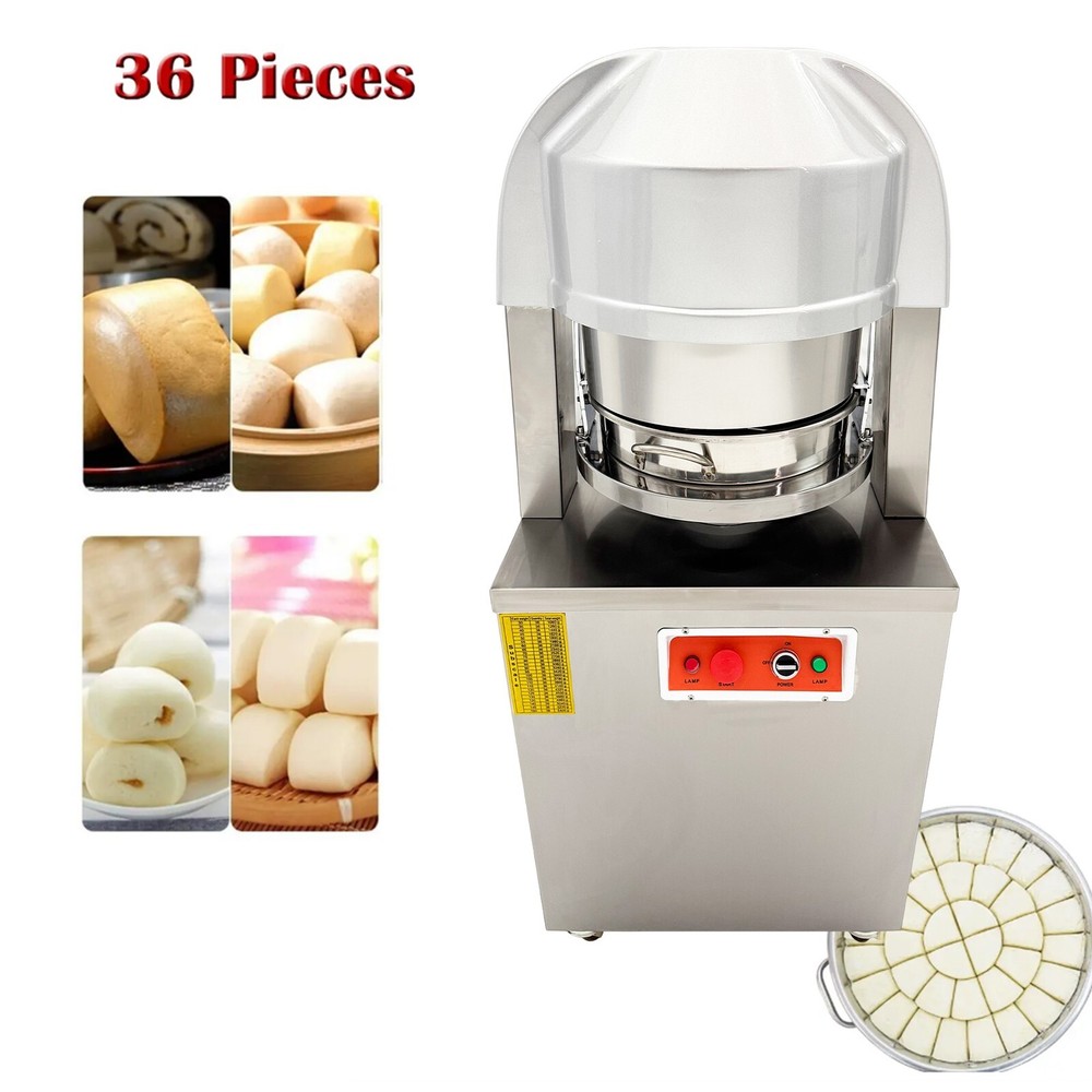 36 Pieces Full-automatic Dough Divider Cutter Commercial Dough Rollers Cutters