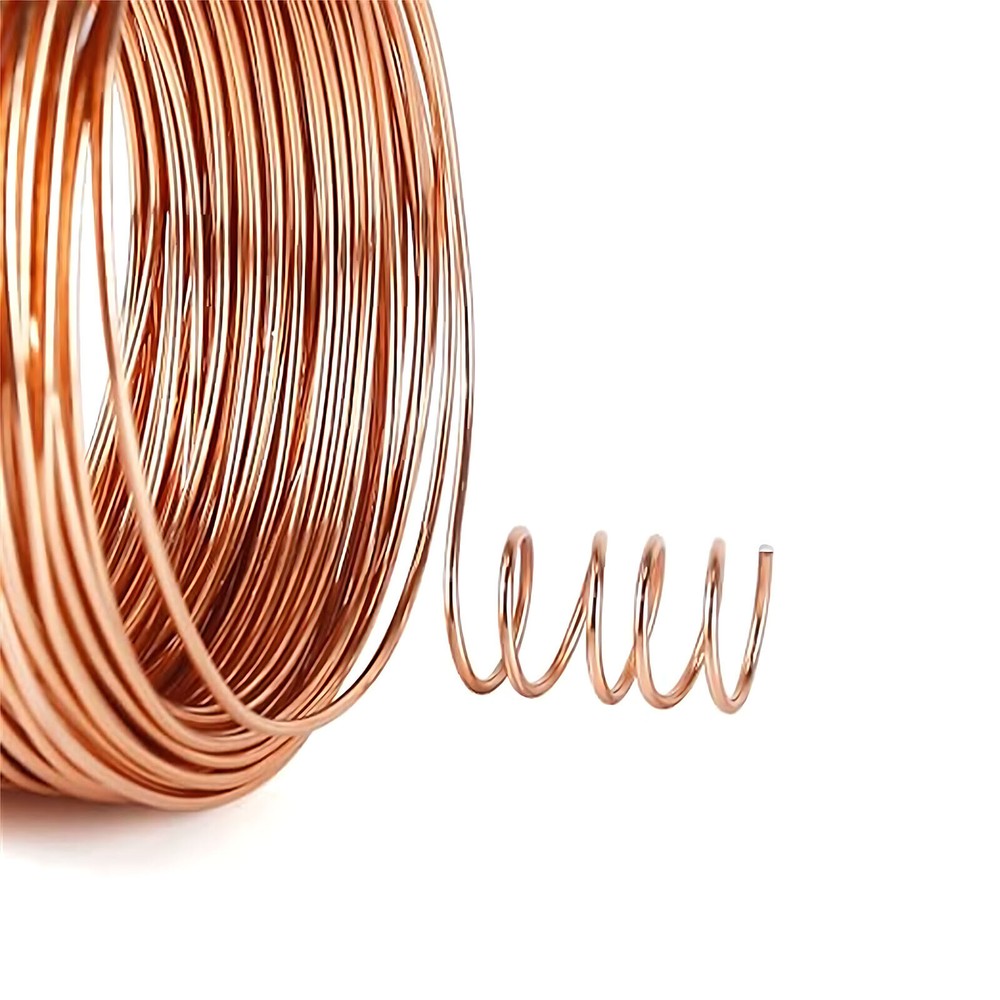 Pure Copper Wire Bare Uncoated Assorted Sizes Ø0.2mm-5mm Round Solid Copper Wire