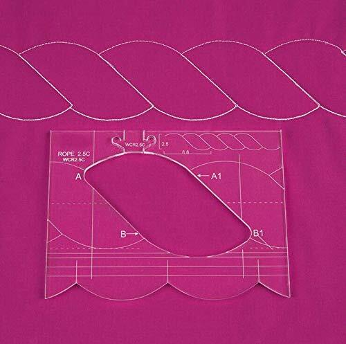 ruler border sampler template set for sewing machine 1 set =4pcs #RL-04W US ship