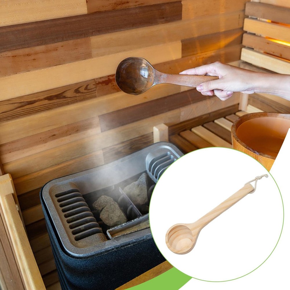 Sauna Ladle Ergonomic Handle Professional Multipurpose Portable Gift Practical