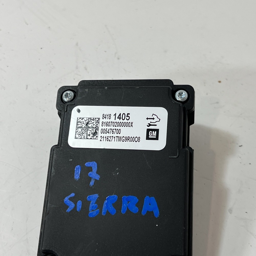 2017 GMC SIERRA FRONT VIEW WINDSHIELD CAMERA 84181405 OEM