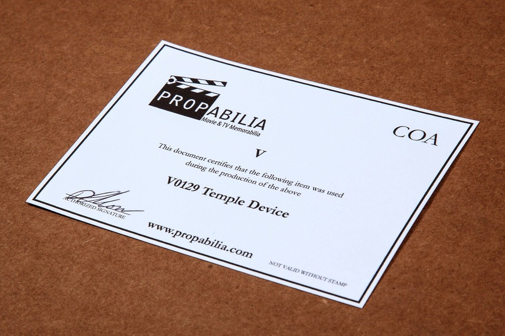 V (Reboot) Television Series - Screen Worn/Used Original Prop / COA