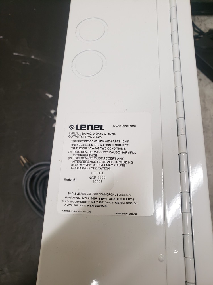LENEL NGP-3320i Access Control Security Board Controller With Power Supply