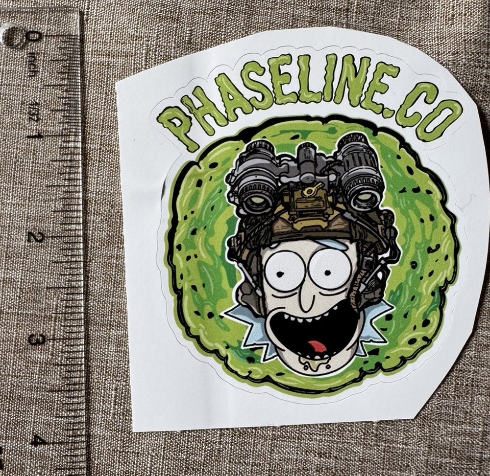 Rick & Morty NGVs Tactical Sticker Decal