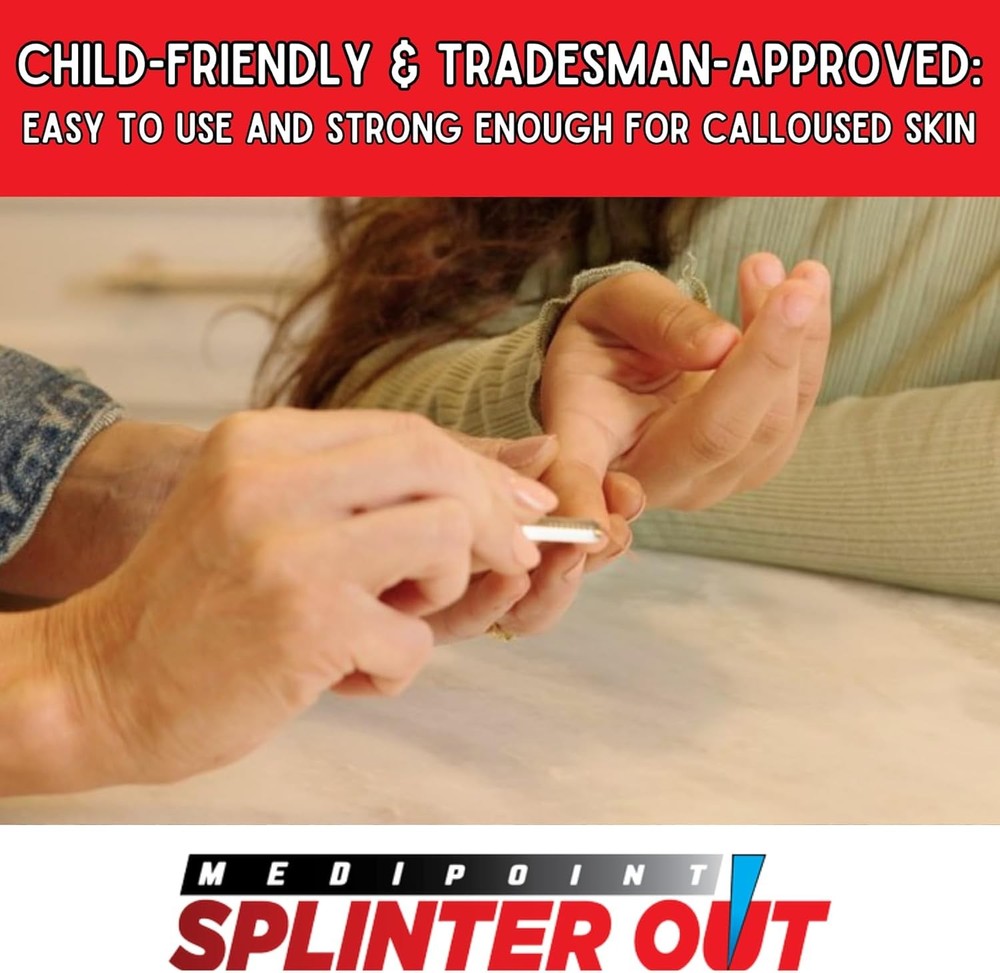 Splinter Out Splinter Remover 20 Count (Pack of 2) | Fast, Painless Splinter Rem