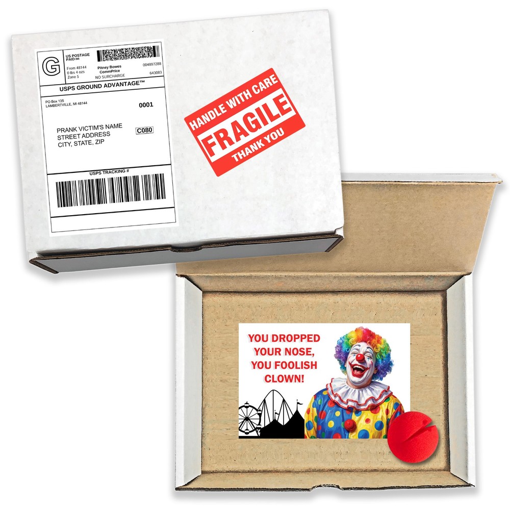 Foolish Clown Prank Mail Sent Anonymously!